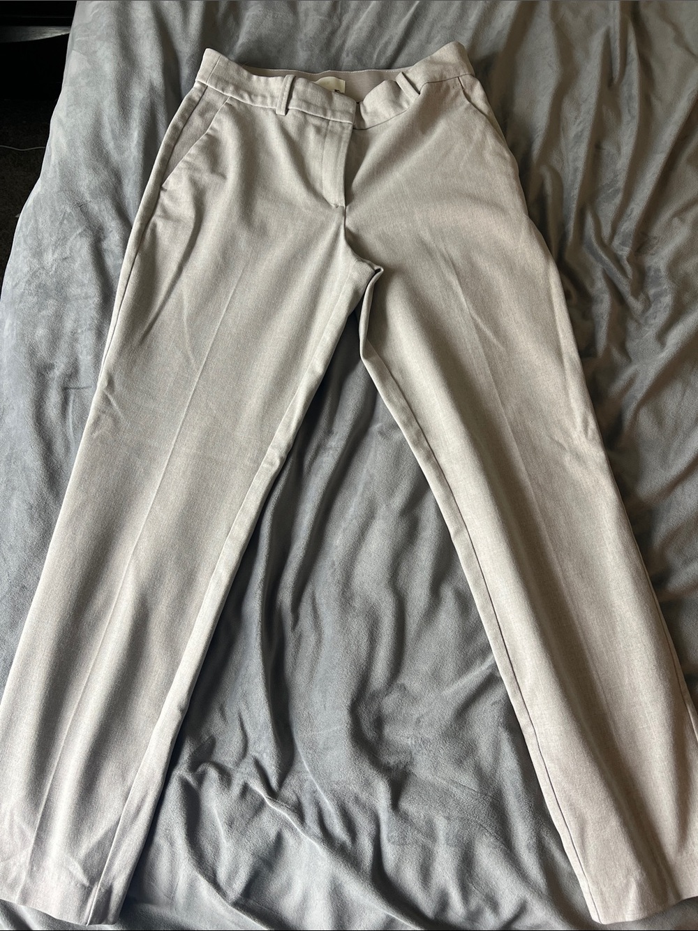 H&M Light Beige Women's Tailored Trousers